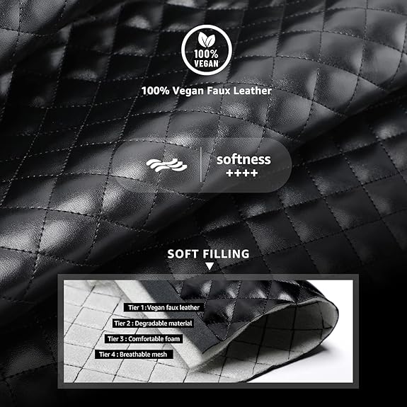 STQ Loafers for Women Memory Foam Slip On Sneakers EleeS Quilted 1.0 Comfort Fall Shoes